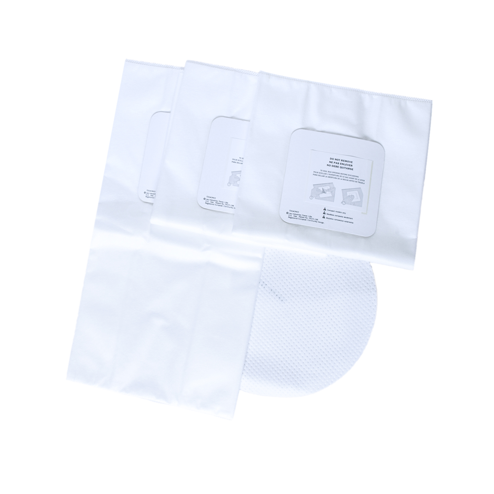 3 Stück Anti-Allergene Staubbeutel 1450