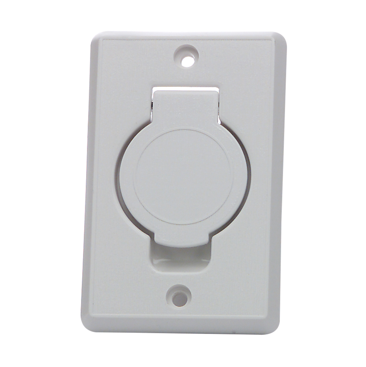CVF010W_Saugdoseweiss Saugdose rechteckig mit rundem Deckel